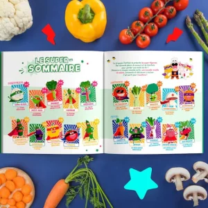 LET83700 Livre - Les super légumes -  Chebclub