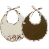 LET83700 Lot de 2 bavoirs Caramel forest - BB&Co