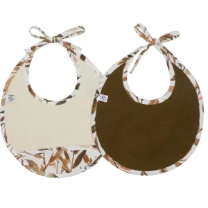 LET83700 Lot de 2 bavoirs Caramel forest - BB&Co