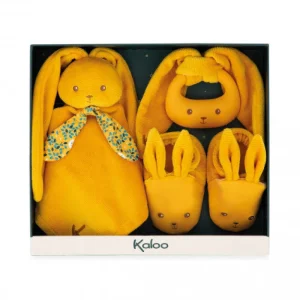 LeT Les enfants Terribles MON PREMIER COFFRET NAISSANCE LAPINOO - OCRE - Kaloo