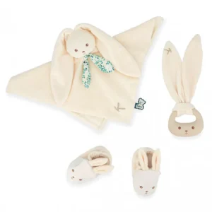 LeT Les enfants Terribles MON PREMIER COFFRET NAISSANCE LAPINOO - CREME - Kaloo