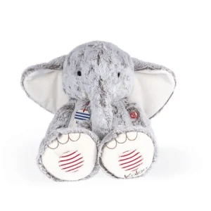 LeT Les enfants Terribles PELUCHE ÉLÉPHANT GRIS PRESTIGE NOA - 55 CM - Kaloo