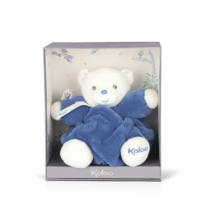 LeT Les enfants Terribles PELUCHE OURSON PATAPOUF BLEU OCÉAN - 20 CM - Kaloo