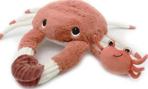 LET83700 Peluche Ptipotos - Cassecou le crabe terracota