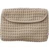 LET83700 Pochette coton gaufré Latte - BB&Co