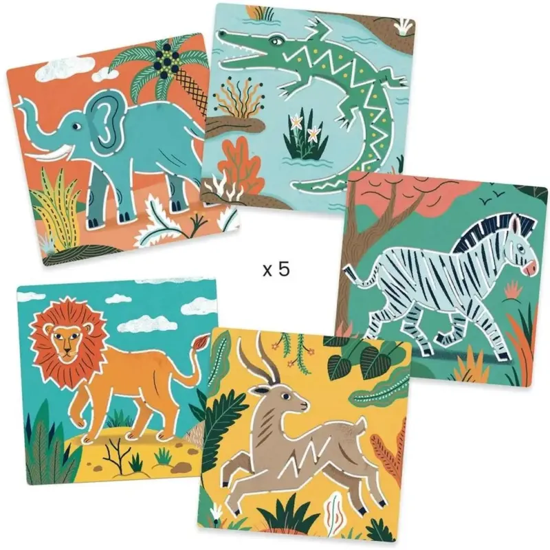 pochoirs__animaux_sauvage_1.webp LeT Les enfants Terribles Pochoirs - Animaux Sauvage