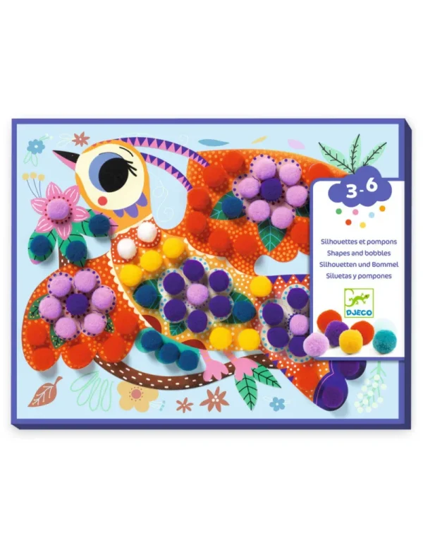 LET83700 Pompons - panachés - Djeco