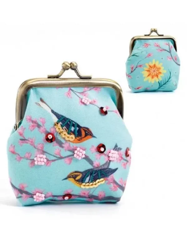 LET83700 Porte Monnaie Oiseaux