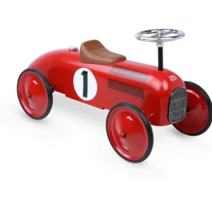 LET83700 Porteur Voiture Vintage - Rouge