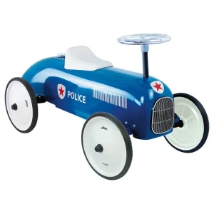 LET83700 Porteur Voiture Vintage - Police - Vilac