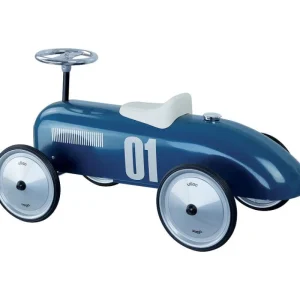 LET83700 Porteur Voiture Vintage - Bleu pétrole - Vilac