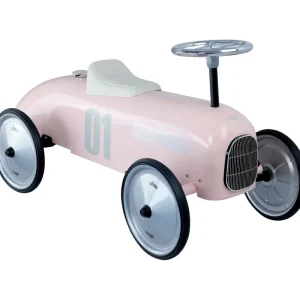 LET83700 Porteur Voiture Vintage - Rose tendre