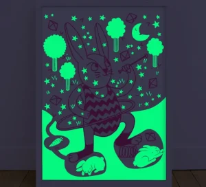 LET83700 Poster Phospho - Bunny