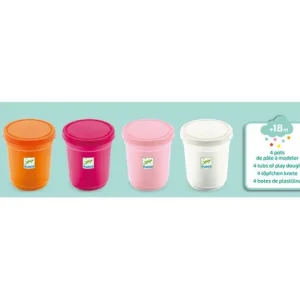 LeT Les enfants Terribles 4 pots de pâte à modeler - Sweet