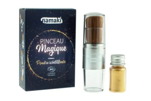 LET83700 Poudre scintillante dorée et son pinceau magique