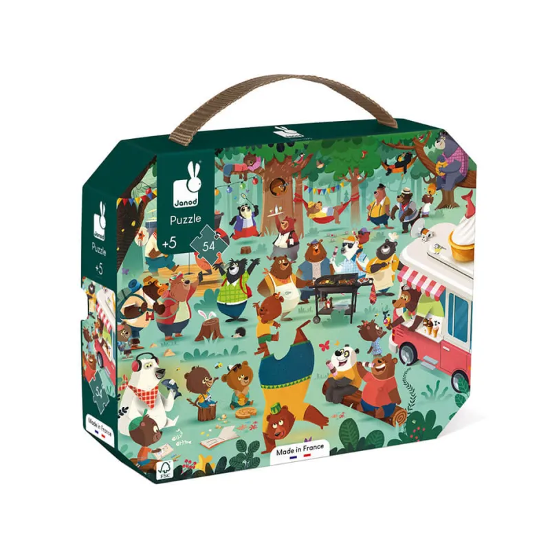 puzzle__la_cousinade_des__0.webp LeT Les enfants Terribles Puzzle - La cousinade des Ours - 54pcs