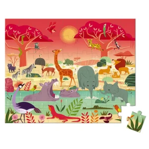 LeT Les enfants Terribles Puzzle - La Réserve Animalière - 54 pcs