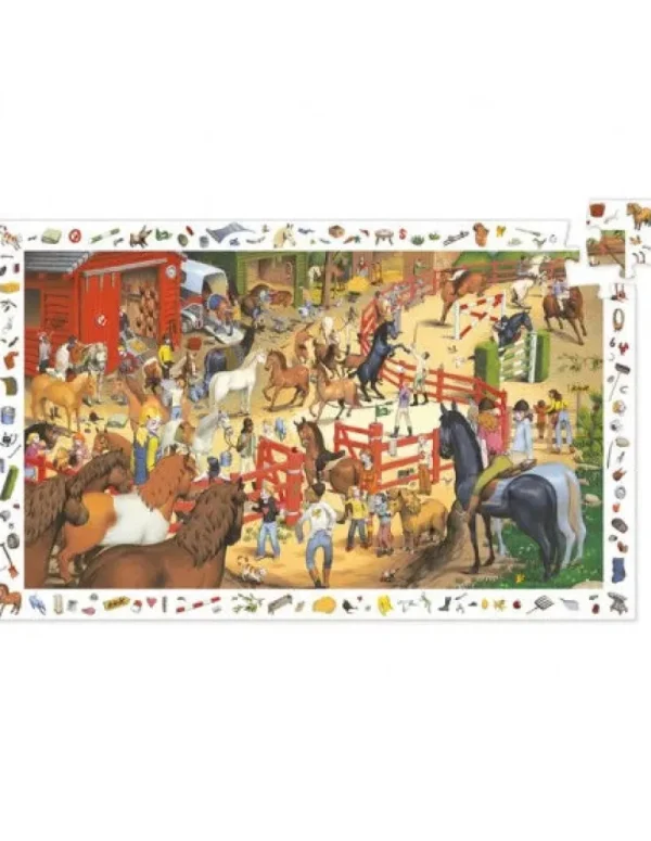 LeT Les enfants Terribles Puzzle d'observation - Equitation 200pcs
