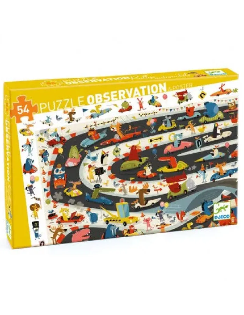 puzzle_observation__rally_0.webp LeT Les enfants Terribles Puzzle observation - Rallye automobile 54pcs