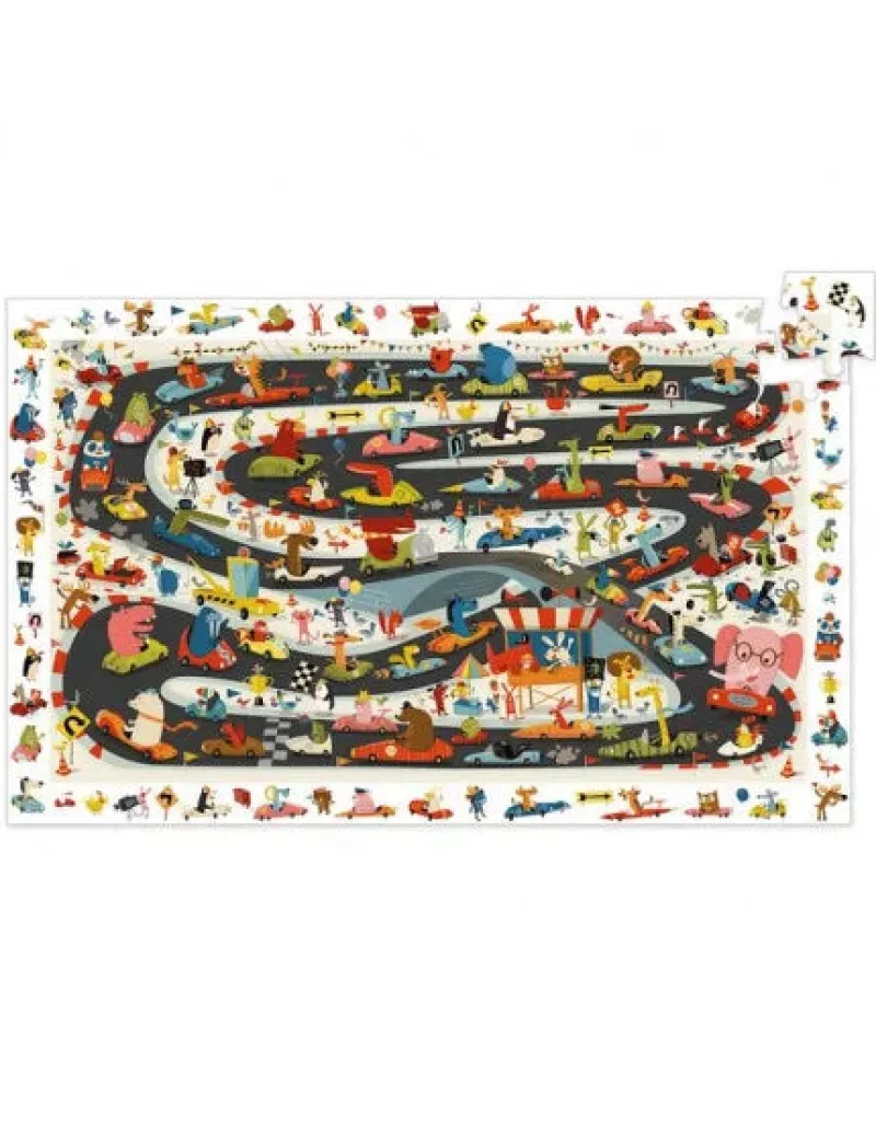 puzzle_observation__rally_1.webp LeT Les enfants Terribles Puzzle observation - Rallye automobile 54pcs