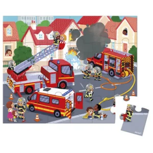 LeT Les enfants Terribles Puzzle Pompiers- 24 pcs