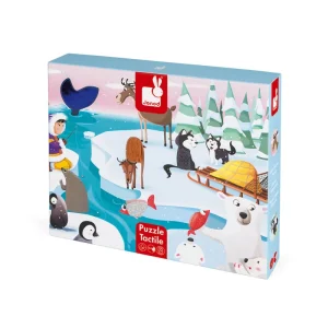 LeT Les enfants Terribles Puzzle Tactile - La banquise - 20 pcs