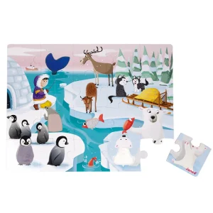 LeT Les enfants Terribles Puzzle Tactile - La banquise - 20 pcs