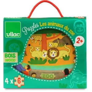 LeT Les enfants Terribles Puzzles du Zoo coffret bois