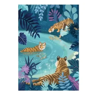 LeT Les enfants Terribles Puzzles Tigres Au Clair De Lune 1000pcs