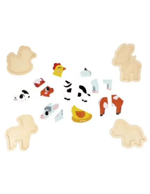 LeT Les enfants Terribles 4 puzzles évolutifs - Ferme