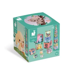LeT Les enfants Terribles Pyramide carrée -"Les animaux tout mignons"