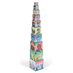 LeT Les enfants Terribles Pyramide carrée -"Les animaux tout mignons"