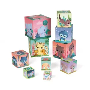 LeT Les enfants Terribles Pyramide carrée -"Les animaux tout mignons"