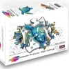 LeT Les enfants Terribles Rainbow Wooden Puzzle TORTUE - 125pcs