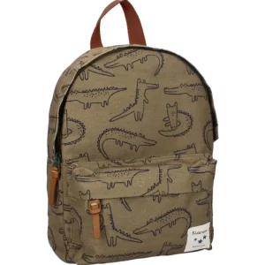 LET83700 Sac à dos enfant - Crocodiles kaki -  BB&Co