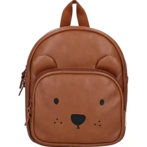 LET83700 Sac à dos enfant - ours cognac  - BB&Co