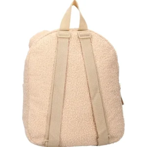 LET83700 Sac à dos enfant - ourson bouclette beige - BB&Co