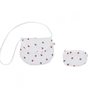 LET83700 Sac + porte-monnaie coeur