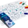 LET83700 Set en silicone Château à colorier