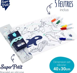 LET83700 Set en silicone Sur la Banquise à colorier