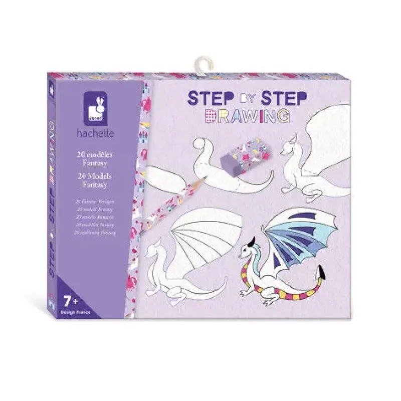 step_by_step_drawing__mod_0-1.webp LeT Les enfants Terribles Step by step drawing 20 modeles fantasy - Janod