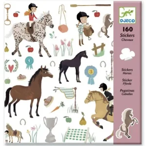 LeT Les enfants Terribles Stickers Papier - Chevaux- FSC Mix