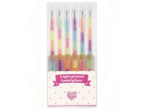 LeT Les enfants Terribles 6 stylos gel pastel