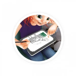 LET83700 Tablette à dessin BD Manga 3 en 1 - BUKI