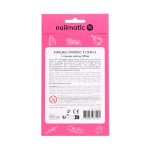 LET83700 Tatouage éphémère a colorier - magic world - Nailmatic