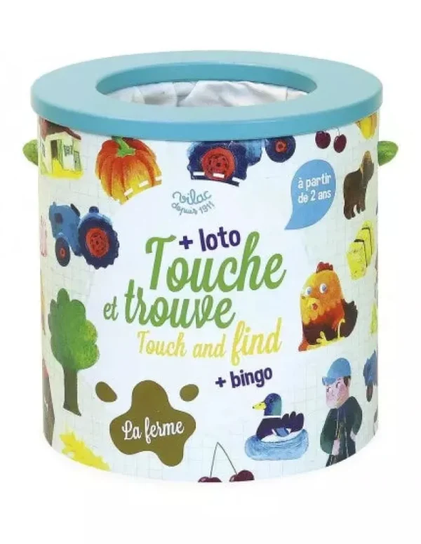 Enfant LET83700 Touche et trouve - La ferme