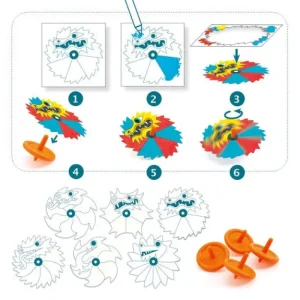 LeT Les enfants Terribles Toupies DIY - Dragons