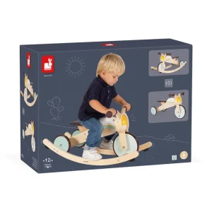 LeT Les enfants Terribles Tricycle 2 en 1 à bascule
