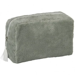 LET83700 Trousse de toilette en bambou vert de gris - BB&Co