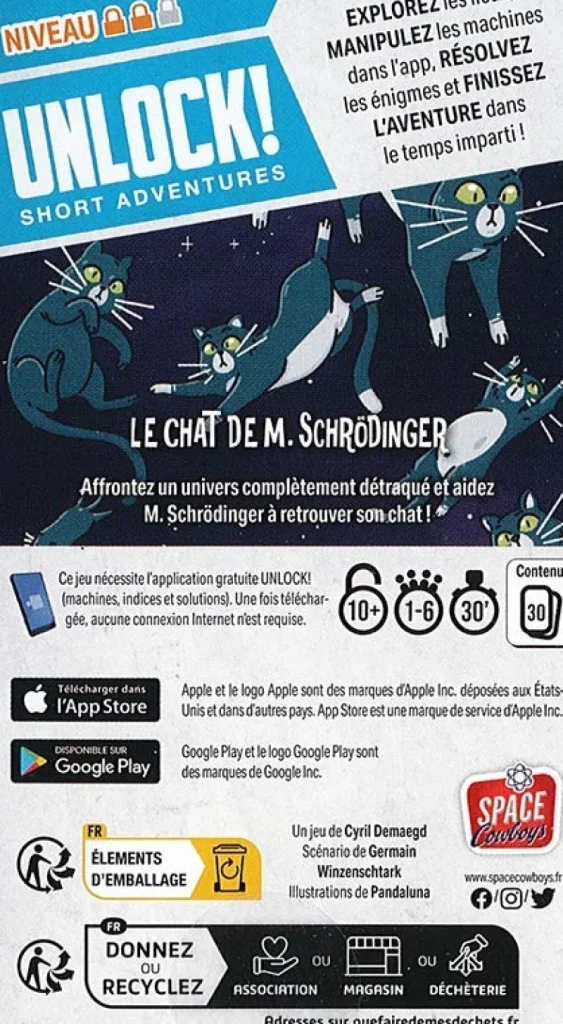 LET83700 Unlock Le chat de M.Shrödinger